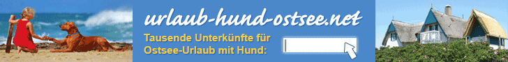 Viele hundefreundliche Ferienhäuser an der Ostsee